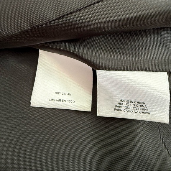 Women’s Kasper Open Front Patterned Long Sleeve Blazer Jacket Size 10P - Picture 12 of 16